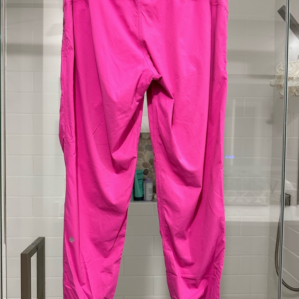 lululemon athletica Bright Pink Track Joggers - Picture 2 of 10
